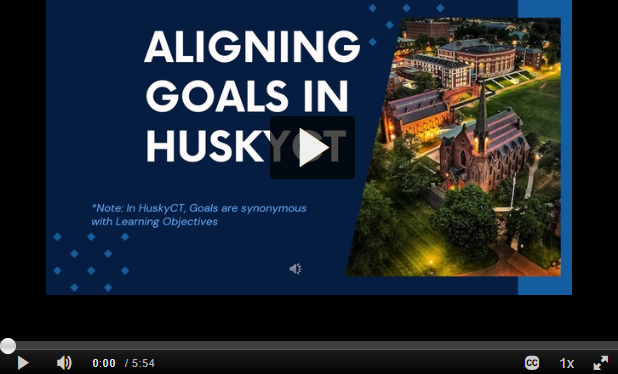 Aligning goals video screenshot