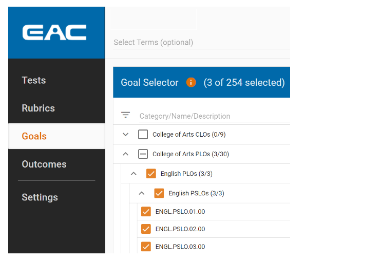 Goal report analysis image